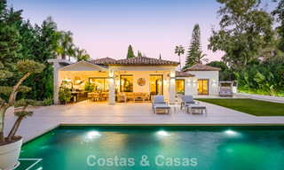 Stijlvol gerenoveerde luxevilla te koop in een bevoorrechte golfgemeenschap in Nueva Andalucia, Marbella 788438 