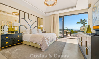 Exclusieve villa met zeezicht te koop, in een beveiligde urbanisatie in La Quinta, Marbella - Benahavis 788573 