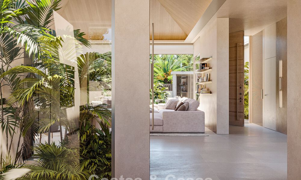 Gesofisticeerde, gelijkvloerse nieuwbouwvilla te koop in een populaire golfomgeving van Nueva Andalucia, Marbella 788682