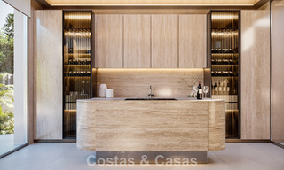 Gesofisticeerde, gelijkvloerse nieuwbouwvilla te koop in een populaire golfomgeving van Nueva Andalucia, Marbella 788684 