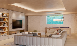 Gesofisticeerde, gelijkvloerse nieuwbouwvilla te koop in een populaire golfomgeving van Nueva Andalucia, Marbella 788693 
