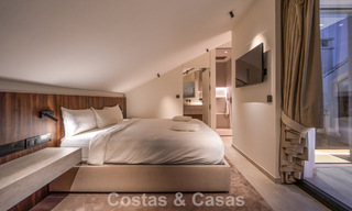 Modern gerenoveerd duplex penthouse met zeezicht te koop op wandelafstand van Puerto Banus, Marbella 789162 