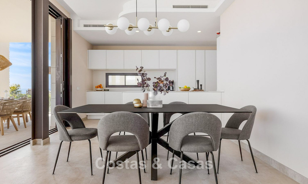 Instapklare luxevilla met moderne architectuur en panoramisch zeezicht te koop in Marbella - Benahavis 788936