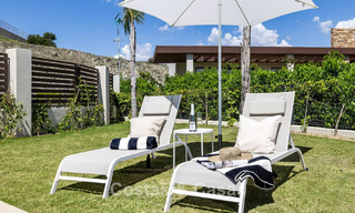 Instapklare luxevilla met moderne architectuur en panoramisch zeezicht te koop in Marbella - Benahavis 788951 