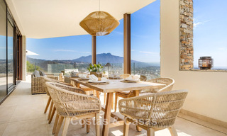 Instapklare luxevilla met moderne architectuur en panoramisch zeezicht te koop in Marbella - Benahavis 788956 