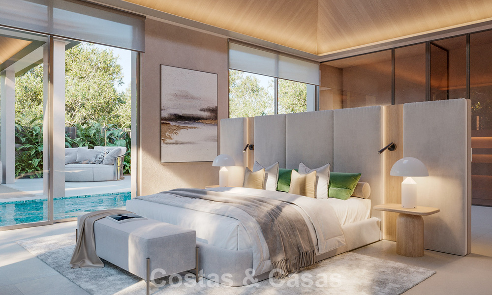 Elegante, gelijkvloerse nieuwbouwvilla te koop in een vooraanstaande golfomgeving van Nueva Andalucia, Marbella 789180