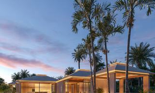 Elegante, gelijkvloerse nieuwbouwvilla te koop in een vooraanstaande golfomgeving van Nueva Andalucia, Marbella 789184 