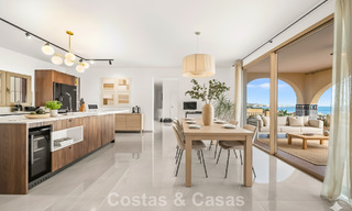 Authentieke Mediterrane villa met een modern interieur en magnifiek zeezicht te koop in Estepona West 788966 