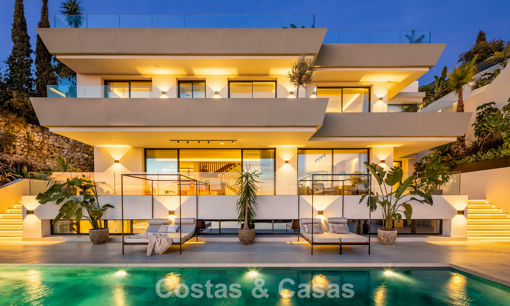 Aantrekkelijke designvilla met spectaculair zeezicht te koop in Elvira, ten oosten van Marbella centrum 789076