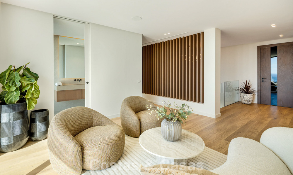 Aantrekkelijke designvilla met spectaculair zeezicht te koop in Elvira, ten oosten van Marbella centrum 789092