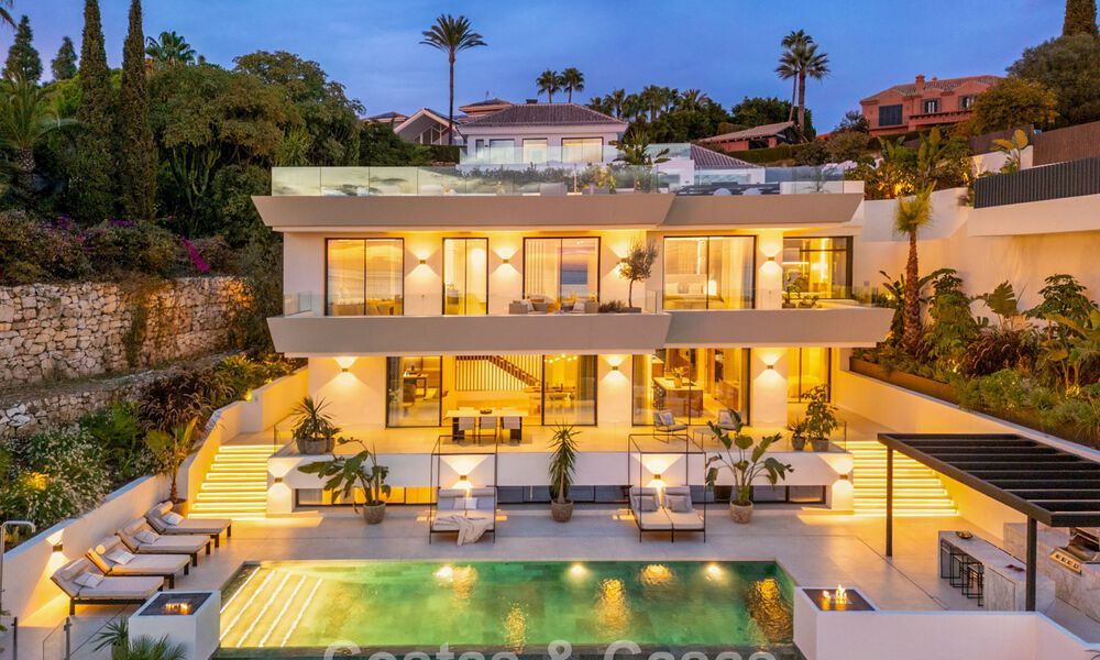Aantrekkelijke designvilla met spectaculair zeezicht te koop in Elvira, ten oosten van Marbella centrum 789108
