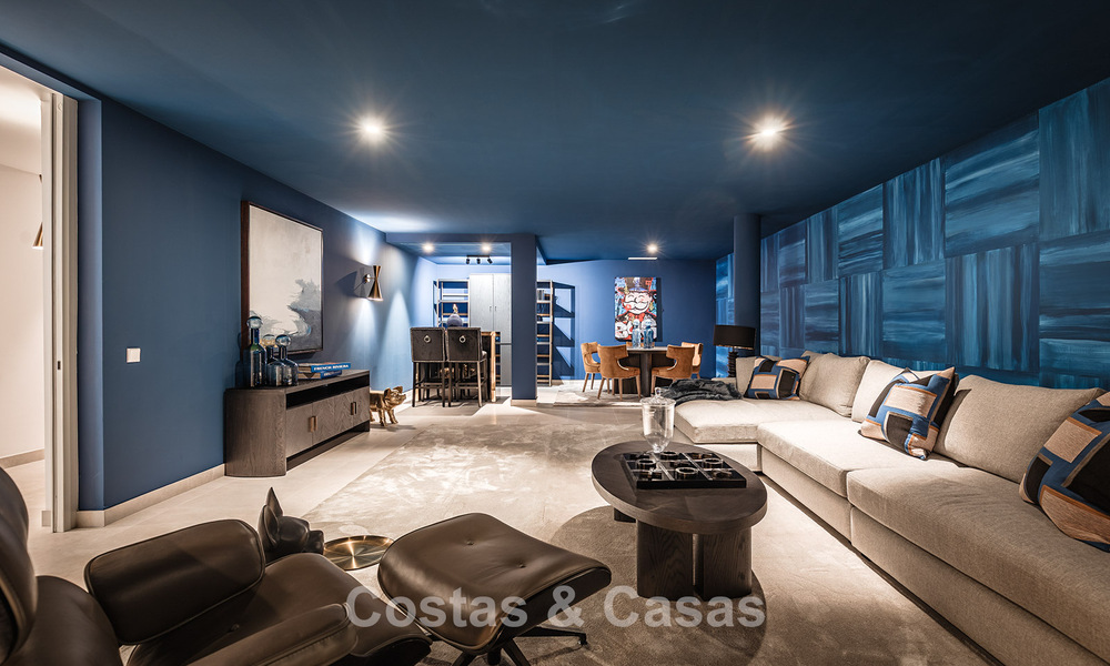 Instapklare, luxevilla met minimalistische architectuur te koop op de New Golden Mile tussen Marbella en Estepona 789698