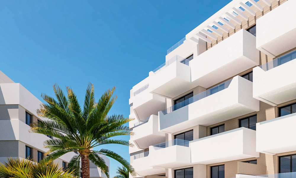 Eigentijdse nieuwbouwappartementen te koop grenzend aan de golfbaan in Mijas, Costa del Sol 789302
