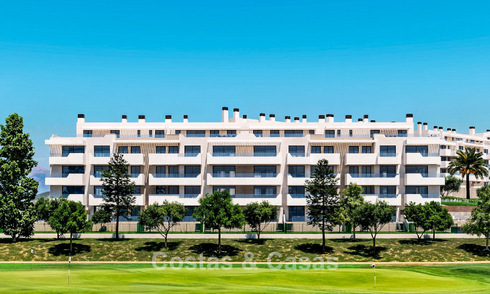 Eigentijdse nieuwbouwappartementen te koop grenzend aan de golfbaan in Mijas, Costa del Sol 789304
