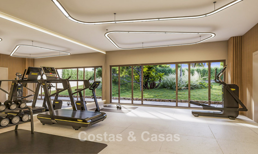 Eigentijdse nieuwbouwappartementen te koop grenzend aan de golfbaan in Mijas, Costa del Sol 791142