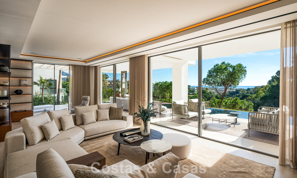 Indrukwekkende luxevilla met golf- en zeezicht te koop in La Quinta, Benahavis - Marbella 790196