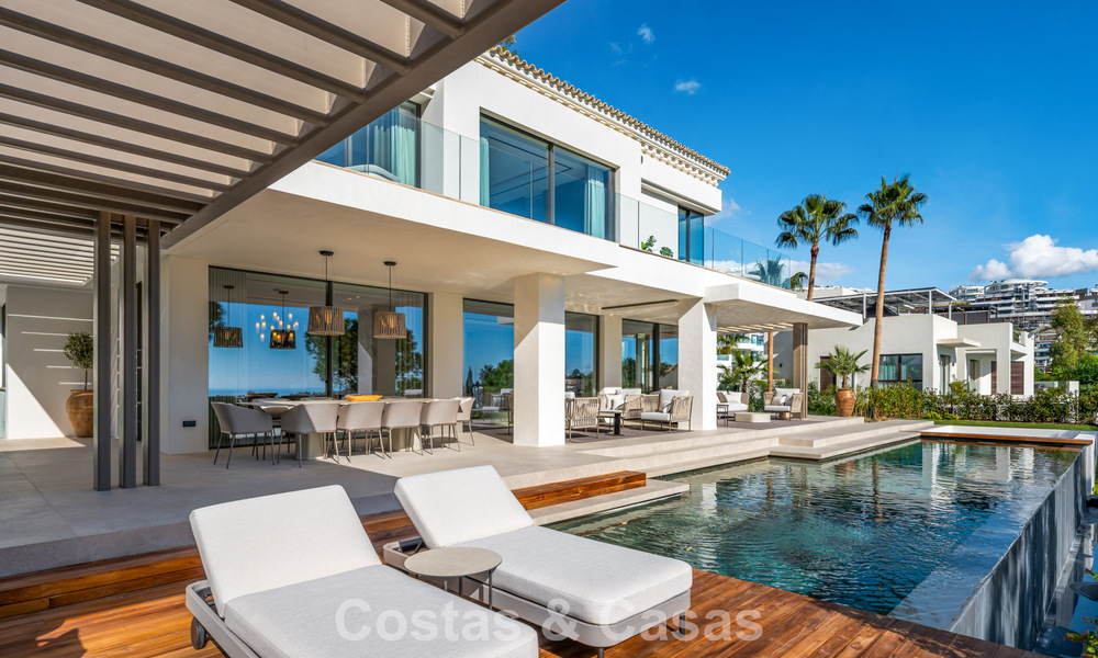 Indrukwekkende luxevilla met golf- en zeezicht te koop in La Quinta, Benahavis - Marbella 790198
