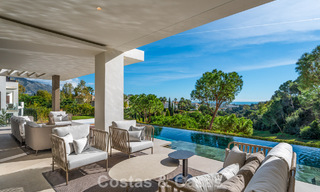 Indrukwekkende luxevilla met golf- en zeezicht te koop in La Quinta, Benahavis - Marbella 790199 