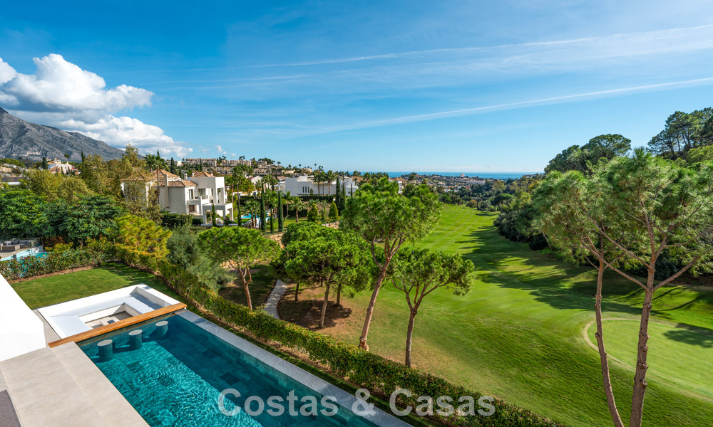 Indrukwekkende luxevilla met golf- en zeezicht te koop in La Quinta, Benahavis - Marbella 790208