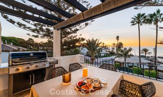 Eigentijds gerenoveerd ruim penthouse te koop op enkele stappen van het strand in San Pedro, Marbella 790519 