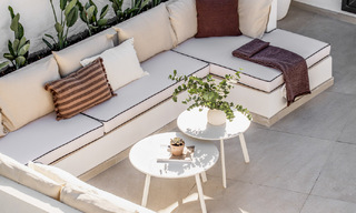 Villa met moderne mediterrane flair te koop op enkele minuten lopen van het strand en centrum van San Pedro, Marbella 790576 