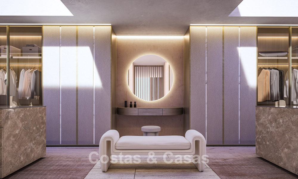 Nieuwe, high-end designvilla te koop met panoramisch zeezicht in een gated villawijk van Sotogrande, Costa del Sol 790671