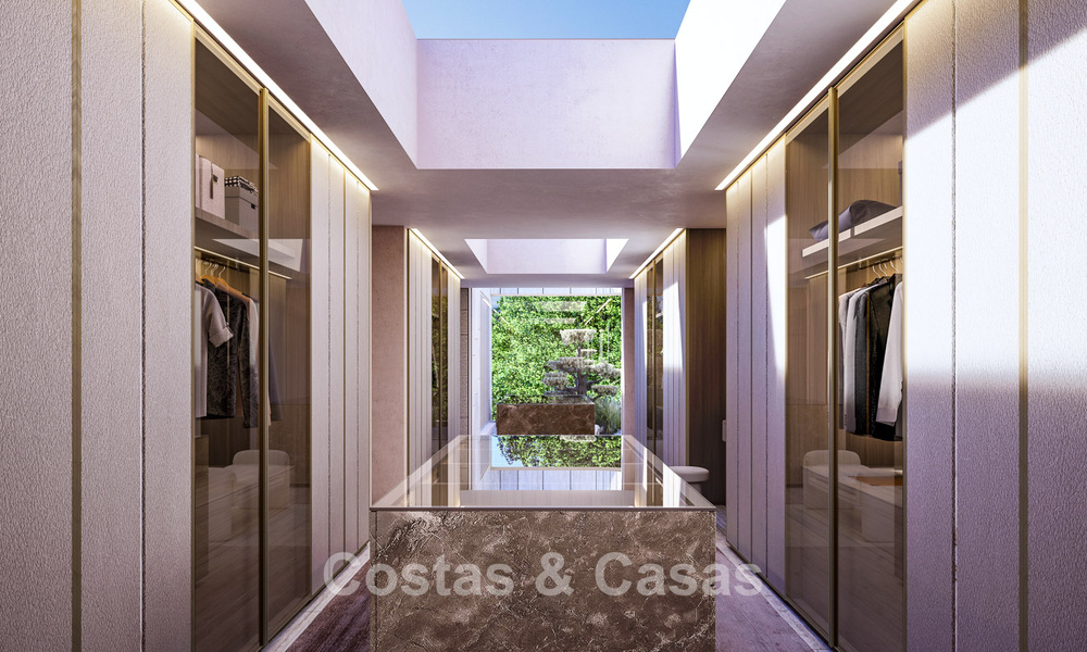 Nieuwe, high-end designvilla te koop met panoramisch zeezicht in een gated villawijk van Sotogrande, Costa del Sol 790672