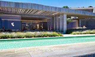 Nieuwe, high-end designvilla te koop met panoramisch zeezicht in een gated villawijk van Sotogrande, Costa del Sol 790676 