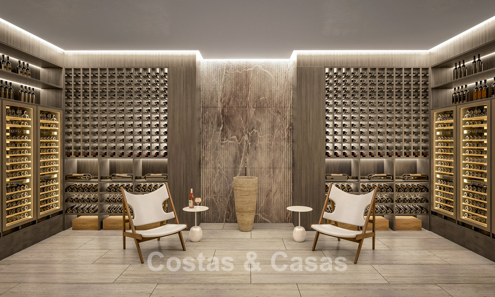 Nieuwe, high-end designvilla te koop met panoramisch zeezicht in een gated villawijk van Sotogrande, Costa del Sol 790687