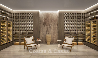 Nieuwe, high-end designvilla te koop met panoramisch zeezicht in een gated villawijk van Sotogrande, Costa del Sol 790687 