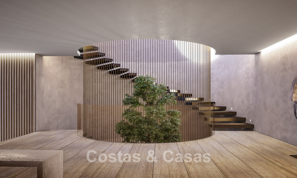 Nieuwe, high-end designvilla te koop met panoramisch zeezicht in een gated villawijk van Sotogrande, Costa del Sol 790690