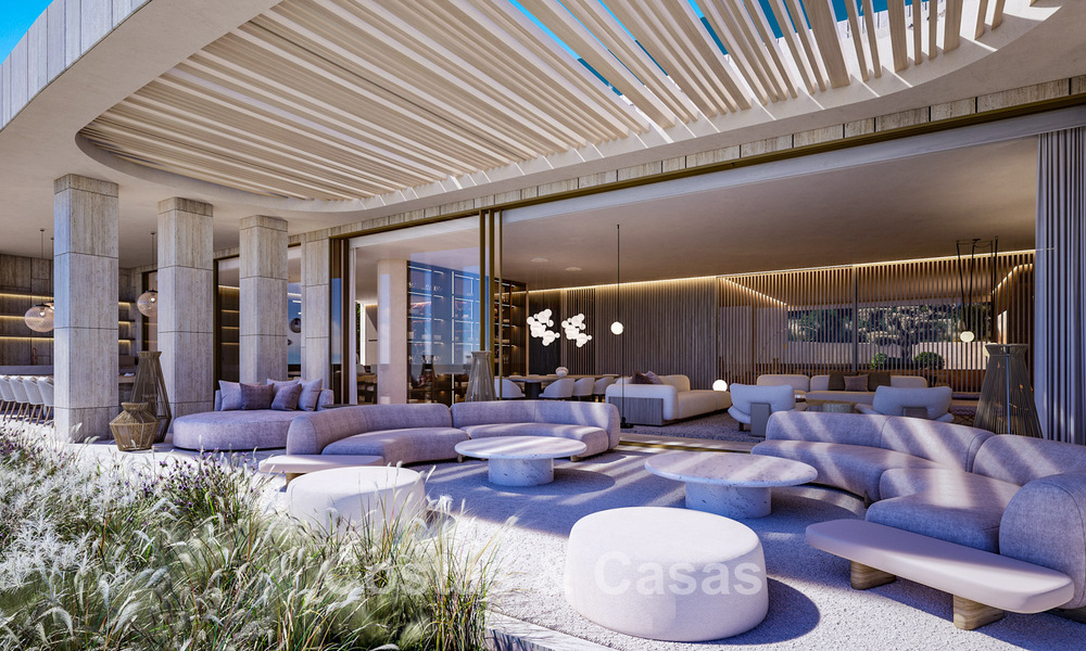 Nieuwe, high-end designvilla te koop met panoramisch zeezicht in een gated villawijk van Sotogrande, Costa del Sol 790693