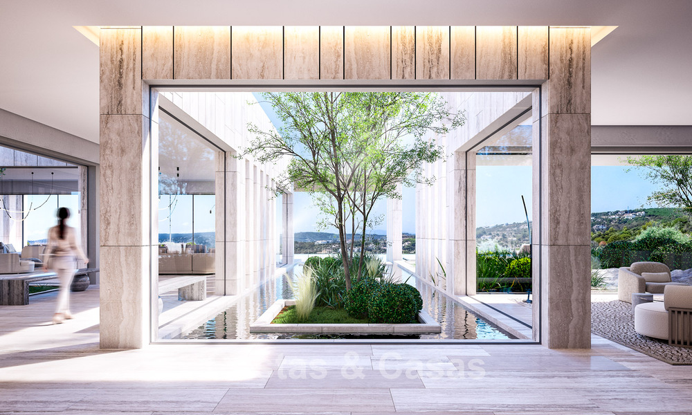 Nieuwe, first-class designvilla te koop met zeezicht in een gated en bewaakte omgeving van Sotogrande, Costa del Sol 790701