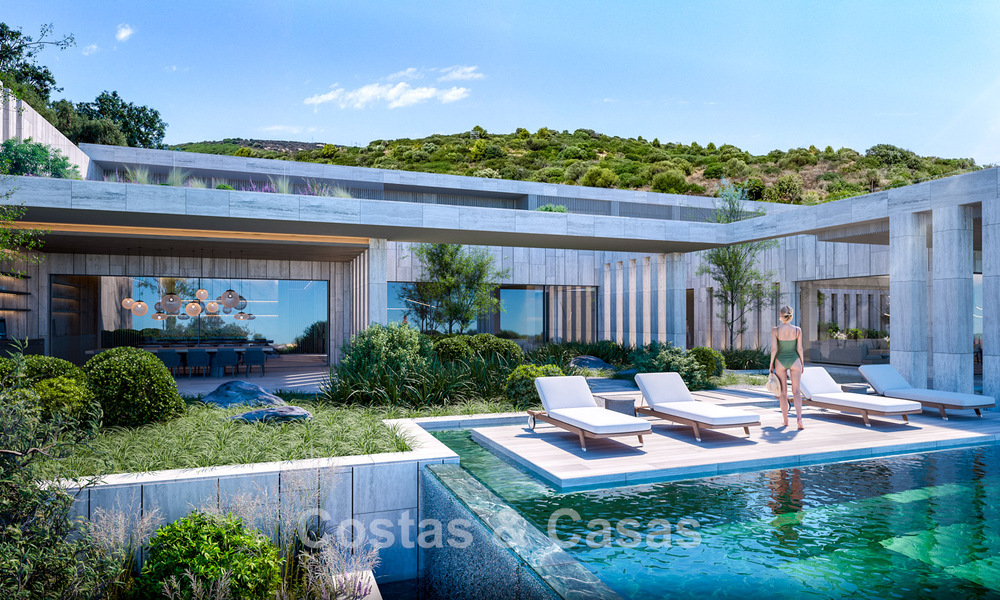Nieuwe, first-class designvilla te koop met zeezicht in een gated en bewaakte omgeving van Sotogrande, Costa del Sol 790706