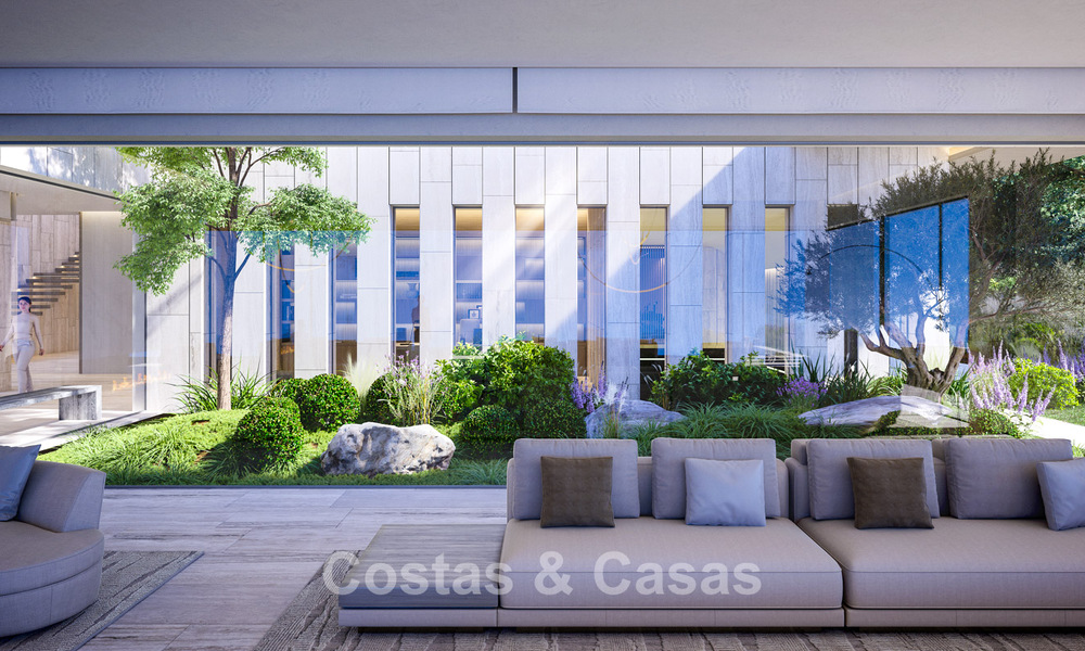 Nieuwe, first-class designvilla te koop met zeezicht in een gated en bewaakte omgeving van Sotogrande, Costa del Sol 790734