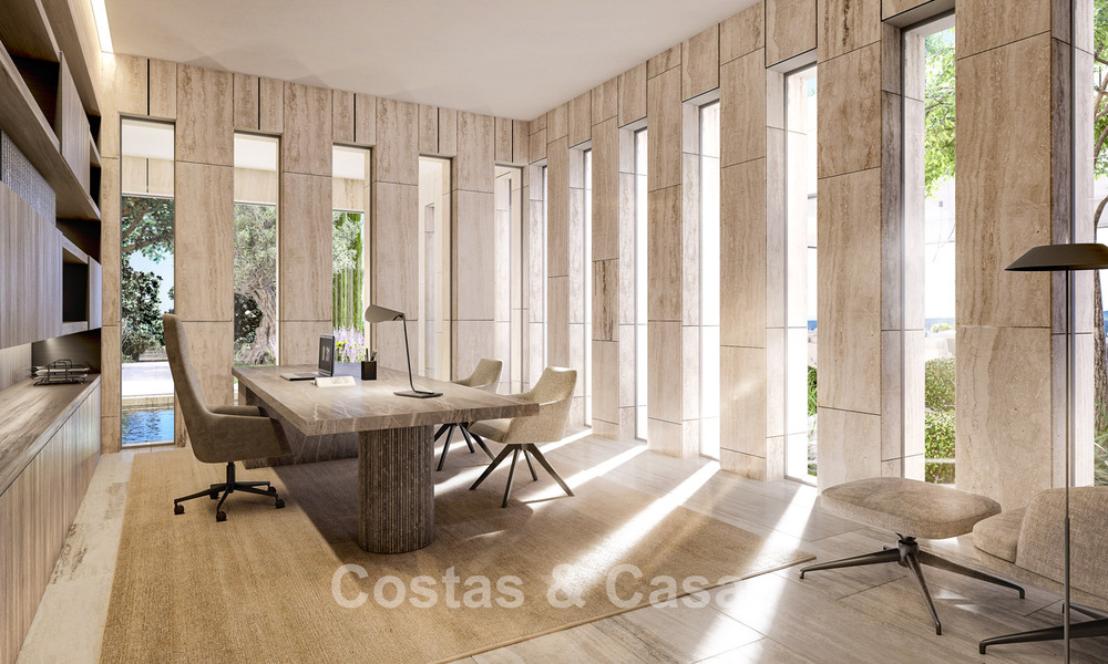 Nieuwe, first-class designvilla te koop met zeezicht in een gated en bewaakte omgeving van Sotogrande, Costa del Sol 790735