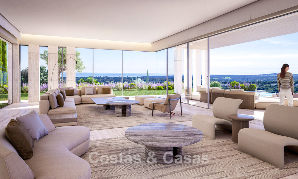 Nieuwe, first-class designvilla te koop met zeezicht in een gated en bewaakte omgeving van Sotogrande, Costa del Sol 790741