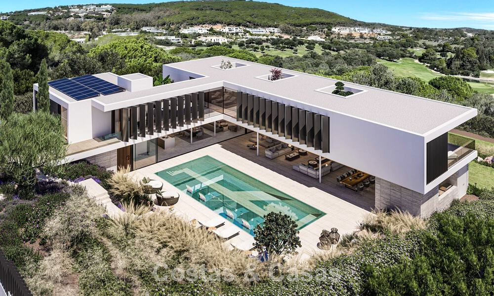 Villa met architectonische topklasse te koop, grenzend aan de golfbaan in een privé-enclave van Sotogrande, Costa del Sol 790766
