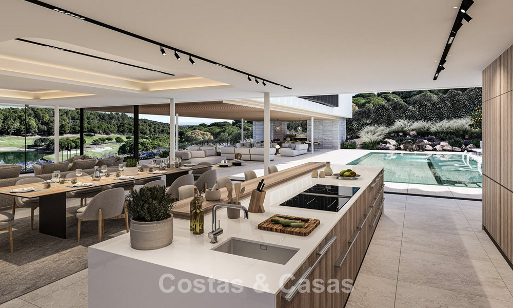 Villa met architectonische topklasse te koop, grenzend aan de golfbaan in een privé-enclave van Sotogrande, Costa del Sol 790767