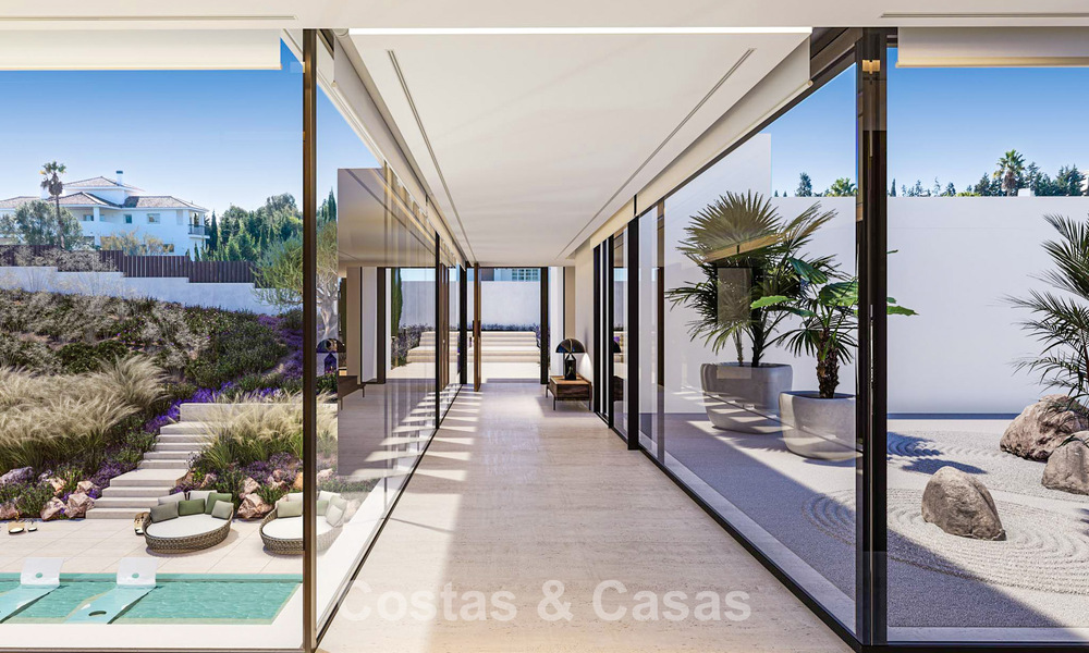 Villa met architectonische topklasse te koop, grenzend aan de golfbaan in een privé-enclave van Sotogrande, Costa del Sol 790779