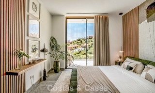 Luxevilla met geavanceerd design te koop met panoramisch zeezicht, binnen een prestigieus golfresort, Marbella - Benahavis 791030 