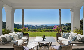 Royale, Spaanse luxevilla te koop, met subliem zeezicht in een gated community in Benahavis - Marbella 791223 