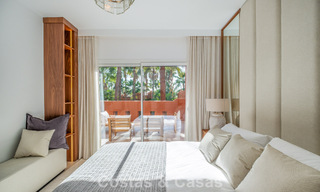 Prachtig, eigentijds, gerenoveerd townhouse met 4 slaapkamers te koop i/e gated community o/d Golden Mile van Marbella 791312 