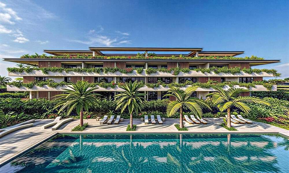 Exclusieve luxe appartementen in een eerstelijns golfcomplex met zeezicht in Mijas, Costa del Sol 791288