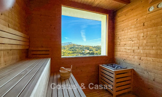 Luxueus 3-slaapkamer appartement te koop met panoramisch zeezicht in een gated resort in Marbella - Benahavis 791585 