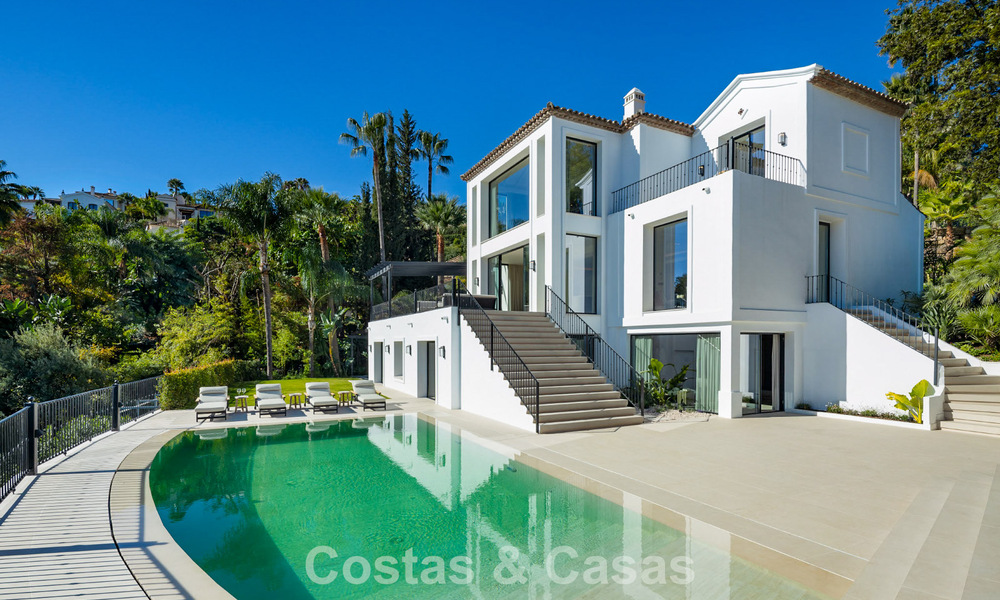 Luxueuze klasse-villa te koop met panoramisch uitzicht, grenzend aan de golfbaan in Marbella - Benahavis 791610