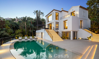 Luxueuze klasse-villa te koop met panoramisch uitzicht, grenzend aan de golfbaan in Marbella - Benahavis 791629 