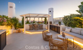 Exclusief duplex penthouse met privézwembad en panoramisch zeezicht te koop in Marbella’s Golden Mile 791644 