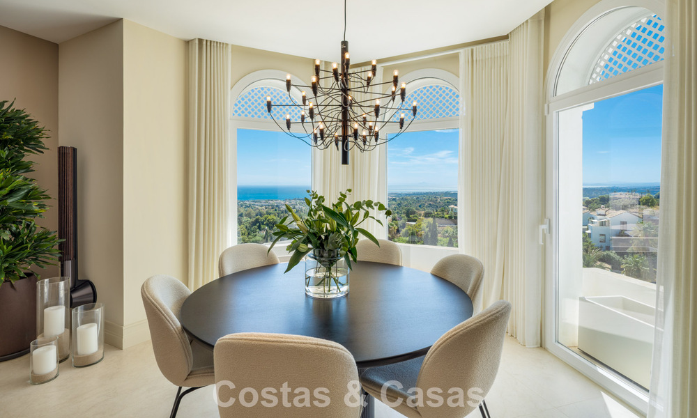 Exclusief duplex penthouse met privézwembad en panoramisch zeezicht te koop in Marbella’s Golden Mile 791670