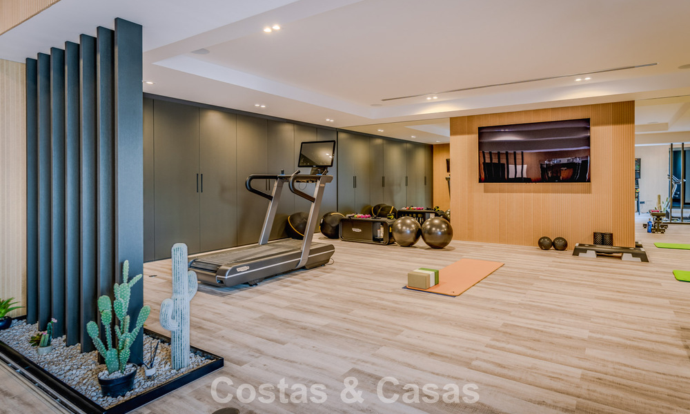 Gloednieuwe, moderne luxevilla met zeezicht te koop in een golfresort in Mijas, Costa del Sol 791675